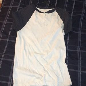 Light Blue button up T-shirt